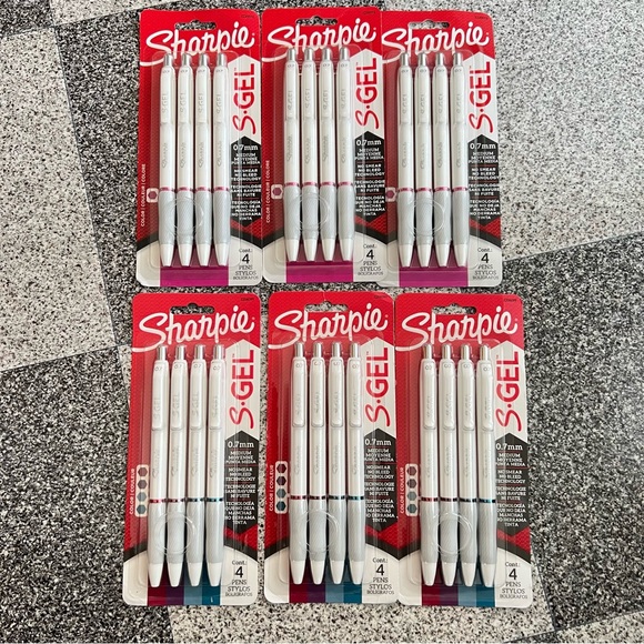 Sharpie Other - Sharpie S-Gel Retractable Gel Pens - Pack of 24 Mixed Colors